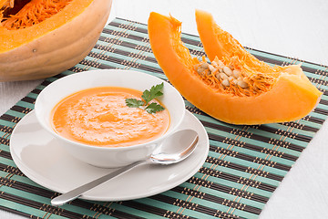 Image showing Pumpkin soup 