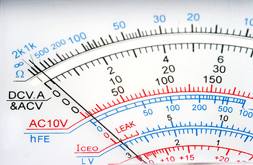 Image showing Analog multimeter