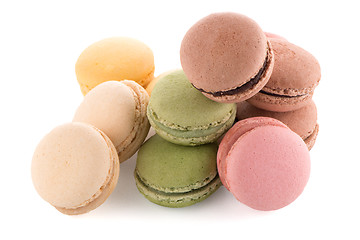 Image showing Colorful French Macarons