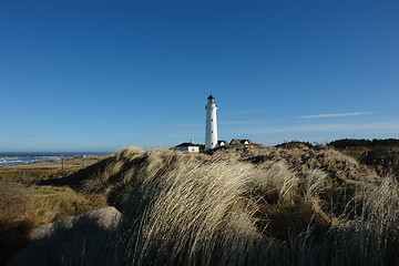 Image showing Lighthouse, blue sky