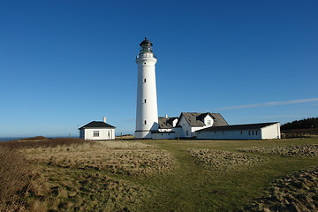 Image showing Lighthouse, blue sky