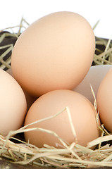 Image showing Eggs closeup