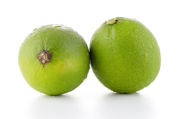 Image showing Fresh green limes