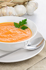 Image showing Pumpkin soup 