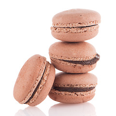 Image showing Colorful French Macarons