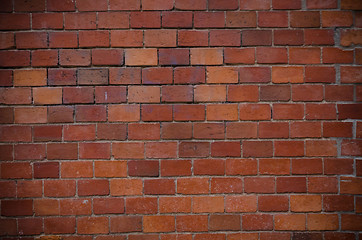 Image showing Red brick wall texture