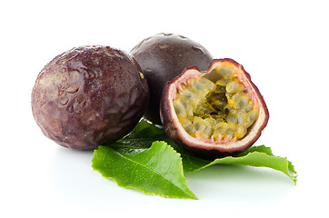 Image showing Fresh passion fruit