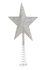 Image showing Silver Christmas star