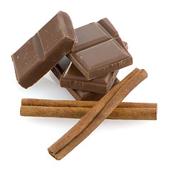 Image showing Chocolate parts