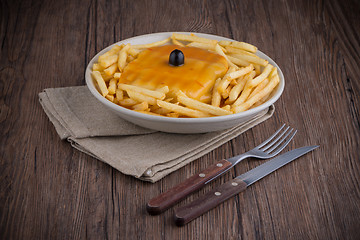 Image showing Francesinha on plate