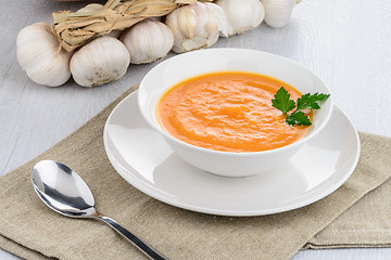 Image showing Pumpkin soup 