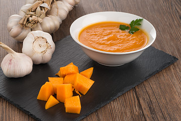 Image showing Pumpkin soup 