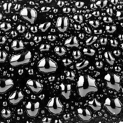 Image showing Background of water drops