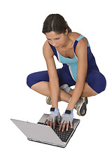 Image showing Fitness and technology