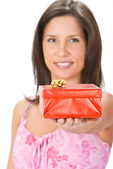 Image showing Your red gift box