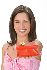 Image showing Your red gift box