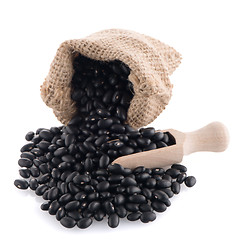 Image showing Black beans bag