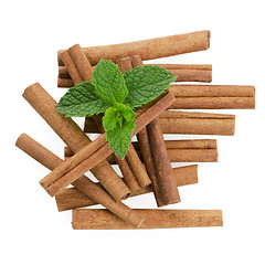 Image showing Cinnamon sticks