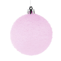 Image showing Pink christmas ball