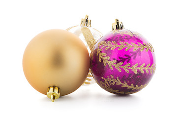 Image showing christmas decorative balls