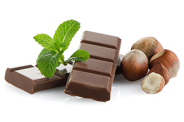 Image showing Chocolate parts