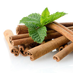 Image showing Cinnamon sticks