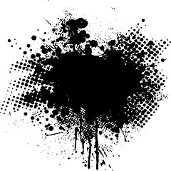 Image showing ink splat dot