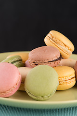 Image showing Colorful macaroons