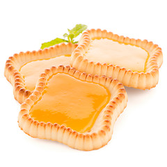 Image showing Lime jam tartlets