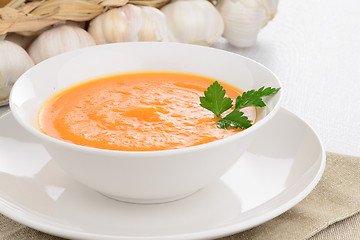 Image showing Pumpkin soup 