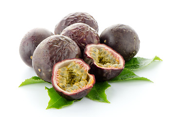 Image showing Fresh passion fruit