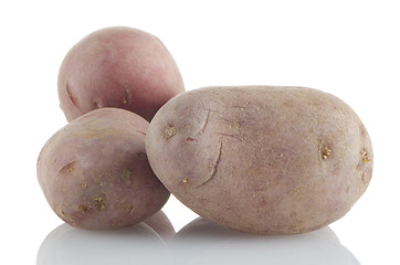 Image showing Red potatoes