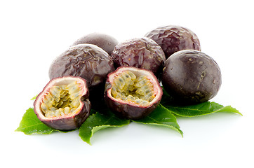 Image showing Fresh passion fruit