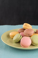 Image showing Colorful macaroons