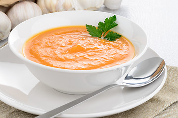 Image showing Pumpkin soup 