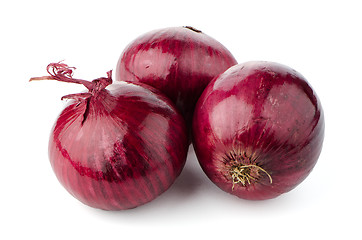 Image showing Red onions