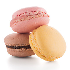 Image showing Colorful French Macarons