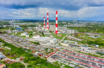 Image showing Combined heat and power factory. Tyumen. Russia