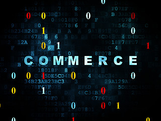 Image showing Business concept: Commerce on Digital background