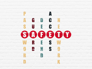 Image showing Security concept: word Safety in solving Crossword Puzzle