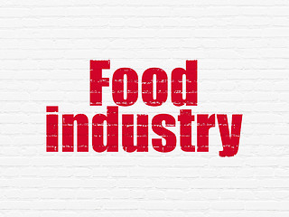 Image showing Industry concept: Food Industry on wall background