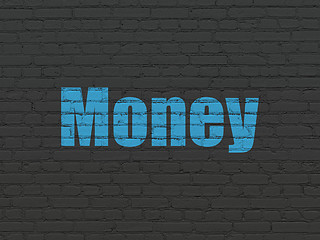 Image showing Finance concept: Money on wall background