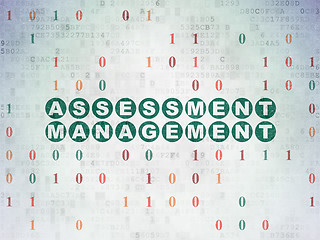 Image showing Business concept: Assessment Management on Digital Paper background