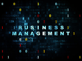 Image showing Business concept: Business Management on Digital background