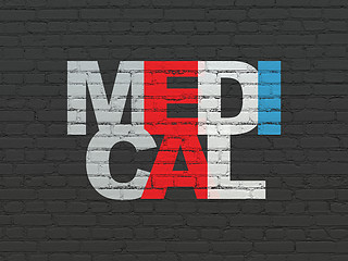 Image showing Healthcare concept: Medical on wall background