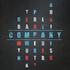 Image showing Business concept: word Company in solving Crossword Puzzle