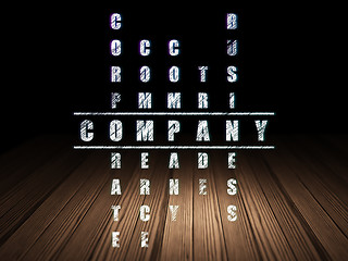 Image showing Finance concept: word Company in solving Crossword Puzzle