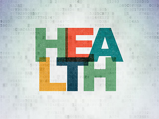 Image showing Healthcare concept: Health on Digital Paper background