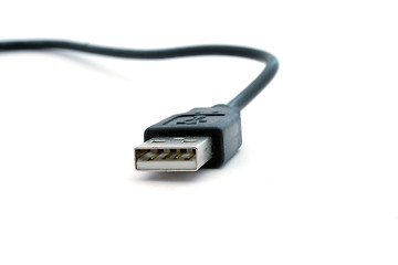 Image showing usb cable on a white background. isolated