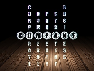 Image showing Business concept: word Company in solving Crossword Puzzle